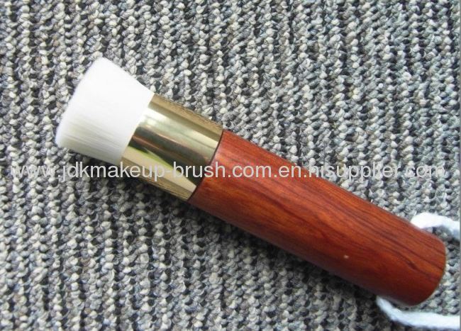 Soft hair Face cleaning brush with wooden handle