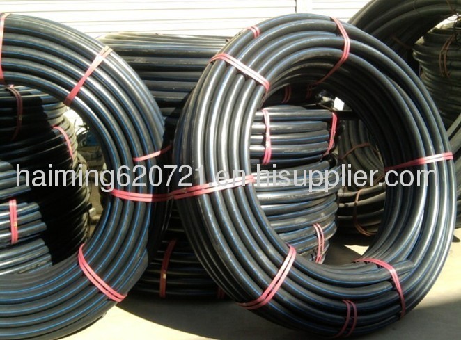 PE threading pipes production line 