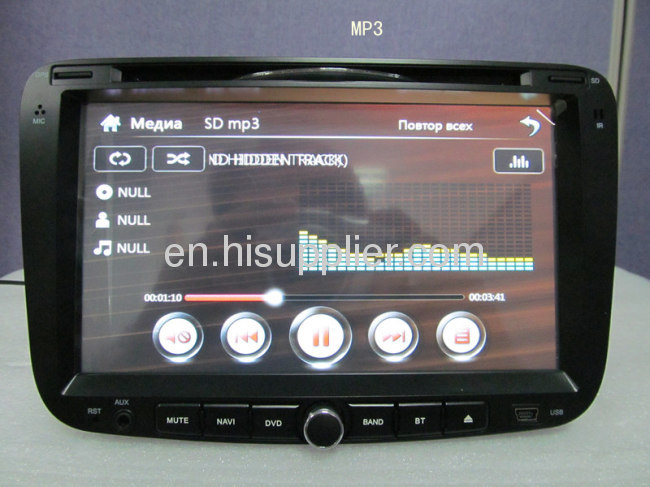 2012 Geely Emgrand EC7 DVD Player GPS Navigation Radio USB SD VCD CD MP3 IPOD Bluetooth RDS AM/FM Tuner Touchscreen