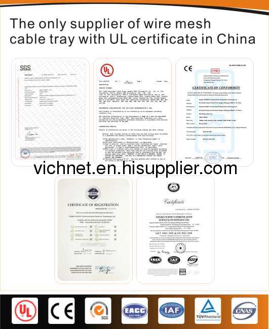 Wire Cable Tray coupler/cable tray support accessories(UL.CE.GMC.SGS.Rosh test pasted)