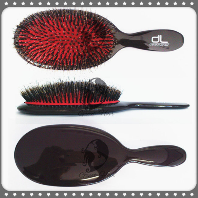 Boar Bristle Bamboo Brush / Hair Extension Brush