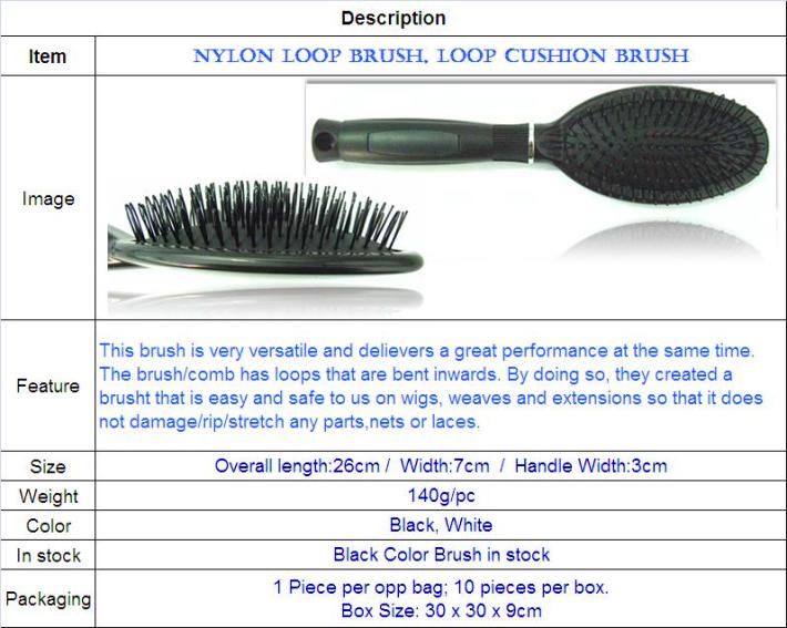 High Quality Loop Cushion Hair Brush