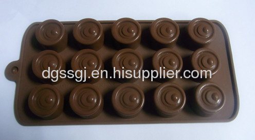 Silicone 15-Cavity Chocolate Vertigo Mould