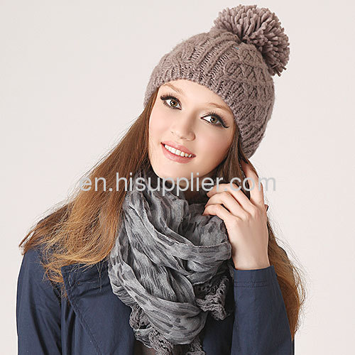 2012 Winter Hand Knitted Scarves and Hat and Shawls for Women