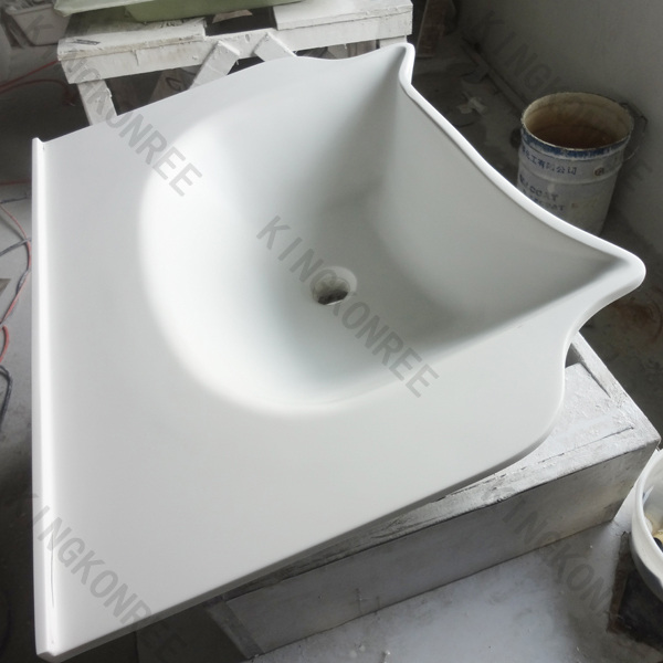 solid surface countertop bathroom basin