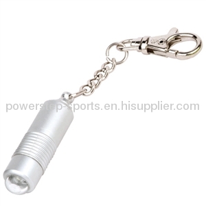 mini hand pressing flashlight keyring light 