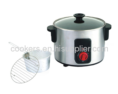 5QT Electric Deep Fryer Multifunction Cooker
