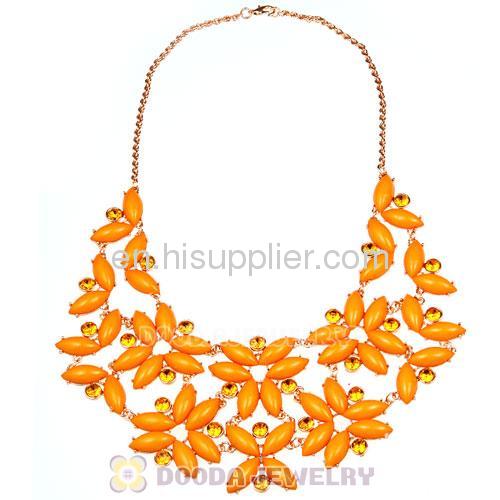 Kate Spade New York Yellow Enchanted Garden Bib Necklace Flower