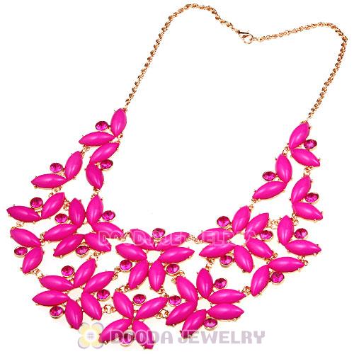 Kate Spade New York Yellow Enchanted Garden Bib Necklace Flower