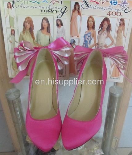 new style pink ladies high heel dress shoes