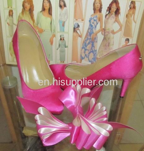 new style pink ladies high heel dress shoes