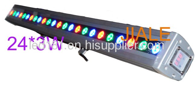 24x3w RGB led wall wash light Language Option French