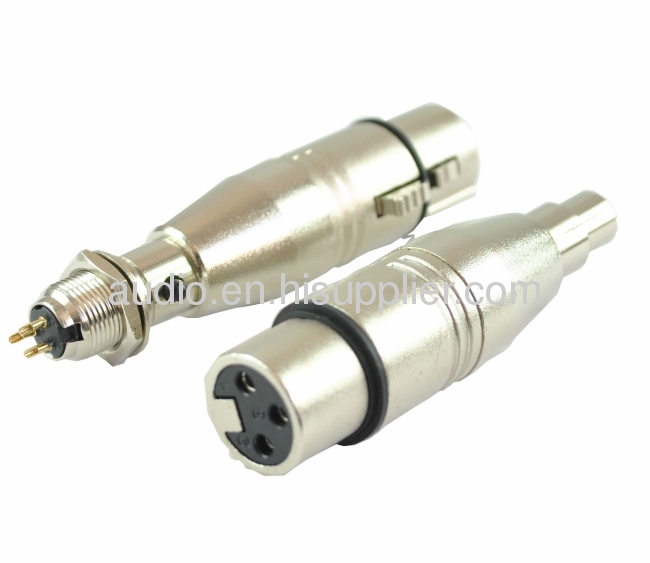 3 pinXLR female Connector to 3pinXLR female connector