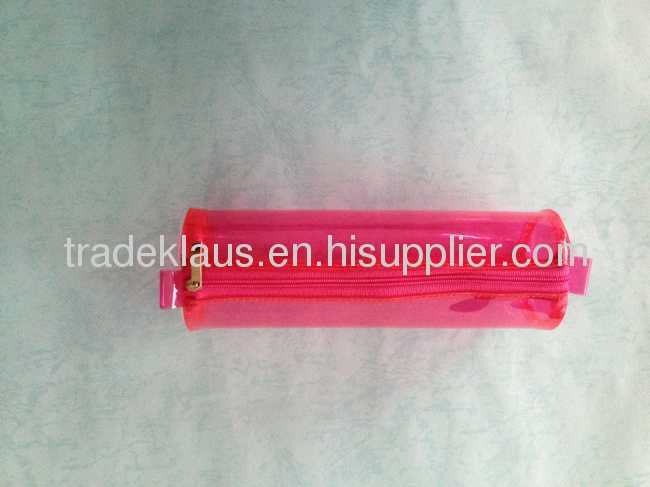 cylindrical school pencil case