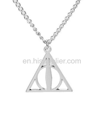 Wholesale Fashion Wooden Deathly Hallows Harry Potter Necklace Cheap