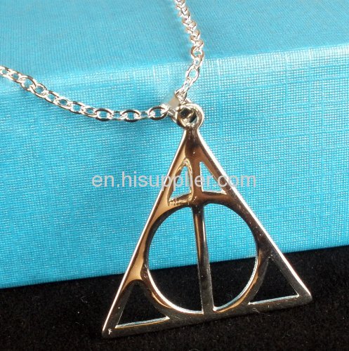 Wholesale Fashion Wooden Deathly Hallows Harry Potter Necklace Cheap