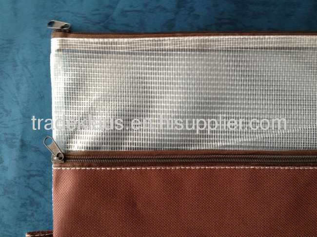 Durable stationery plastic pvc tool bag