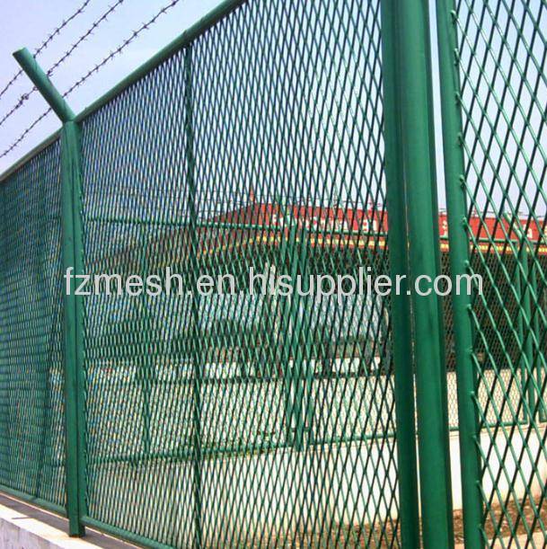 expanded steel fence