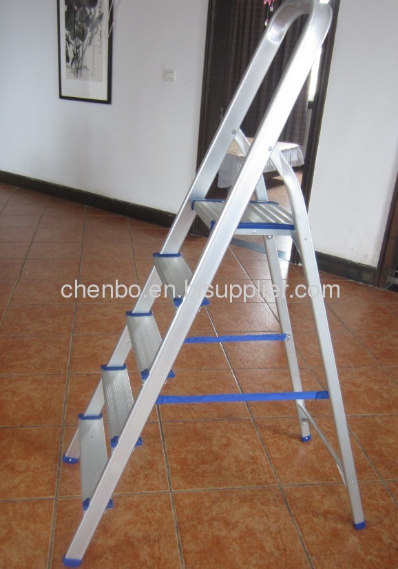 household step ladder with 6 steps color rope and 60cm from the top to the pedal