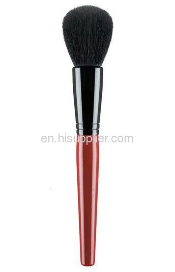 FacePowder Brush with Red wooden handle