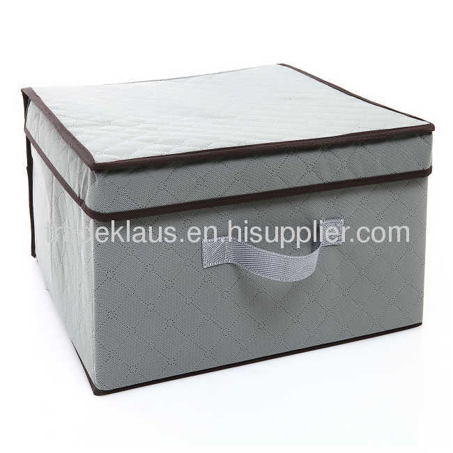 Queen-size bamboo charcoal storage bin