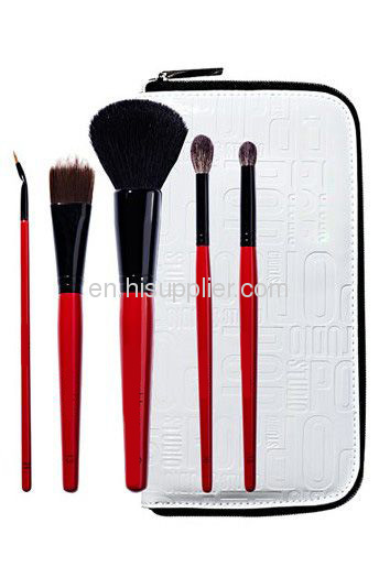 5PCS Compact portable makeup brush set