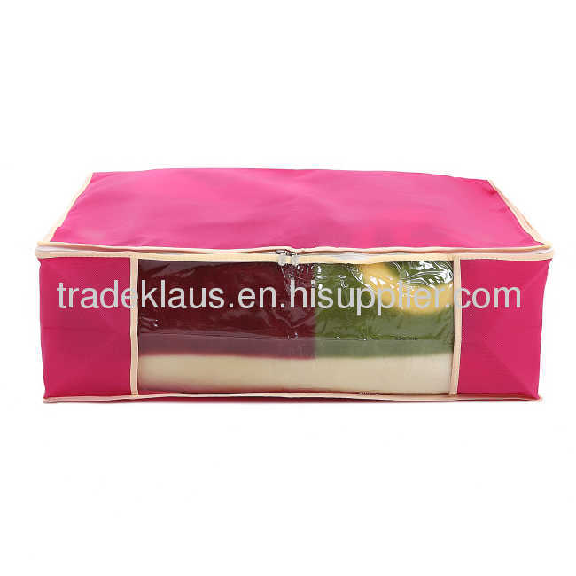 Storage quilt bag with transparent window, small/medium/big size