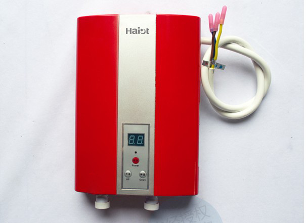 5,500W Instant zero storage electric water heater(red)