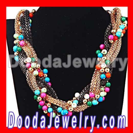 Handmade Beaded Chain Choker Necklace Designs Wholesale