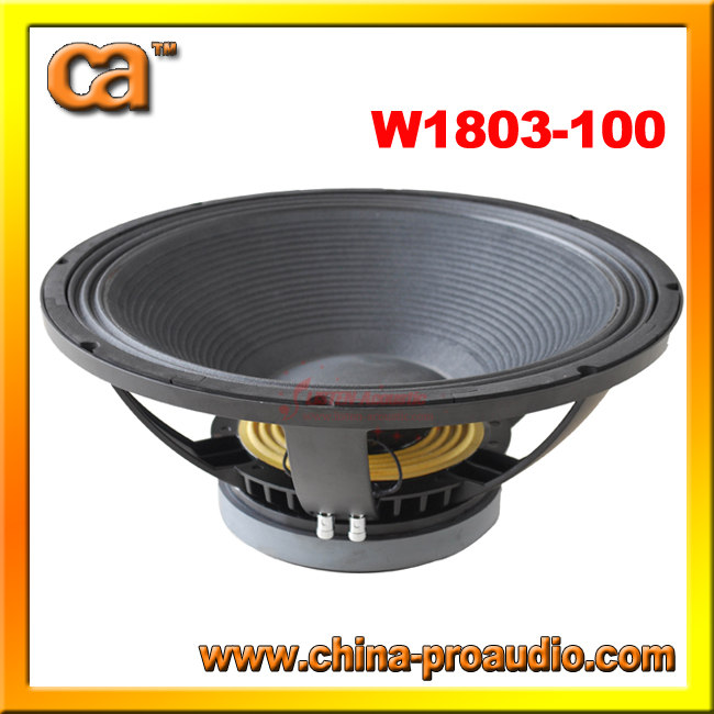 Steel frame popular 18inch audio woofer