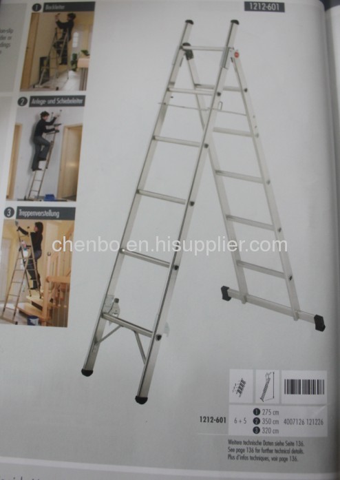 3-Way Aluminum Household Folding Step Ladder