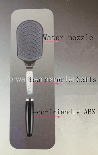 Water-savings hand shower / negative ion comb shower spray/ negative ion shower head