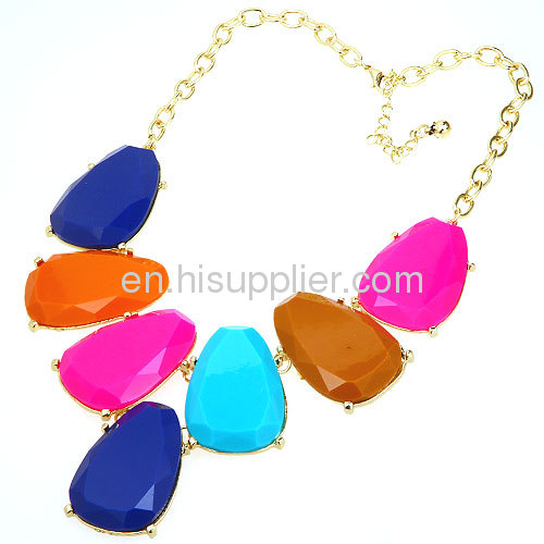 2013 Kate Spade Style Teardrop Bead Choker Necklace Costume Jewelry 