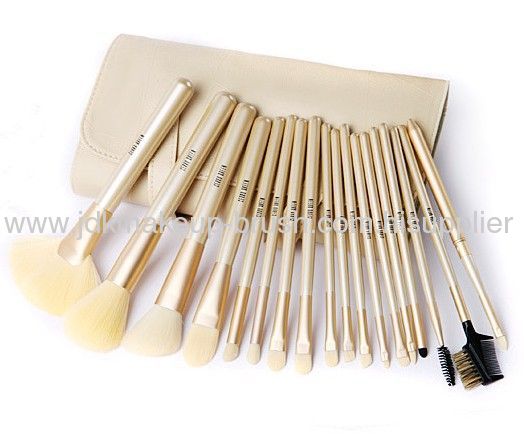 Pro 18PCS White Lady CosmeticBrush Set 