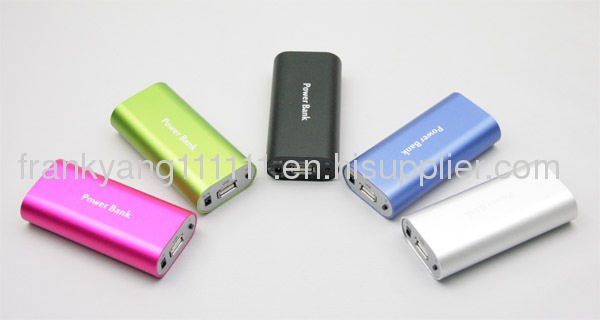 4500mAH Aluminum Case External Battery, Portable Power Bank Charger for Mobile Phones
