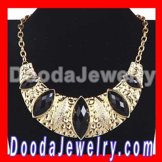 Fashion Jewelry Crescent Choker Collar Bib Necklace Wholesale