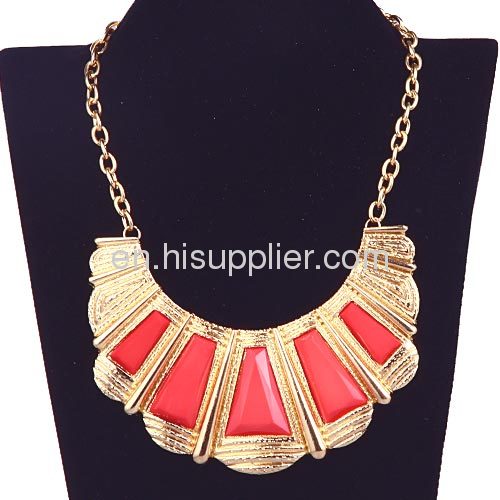 Retro Jewellery Scalloped Choker Collar Vintage Bib Necklace