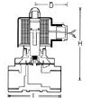 DIN43650A 2 Way 2W160-10 3/8Diaphragm Water valve