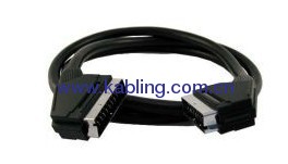 Scart Plug to Scart Plug Scart Cable