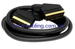 Scart Plug to Scart Plug Scart Cable