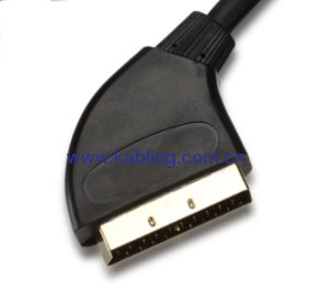 Scart Cable 21 Pin Scart Plug To 21Pin Plug 