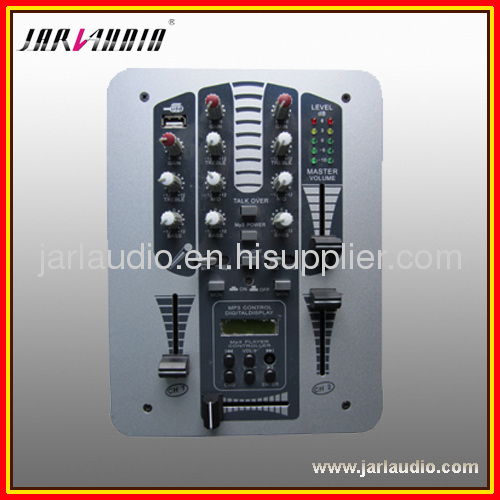 Professional DJ Mixer 2 Stereo Channel