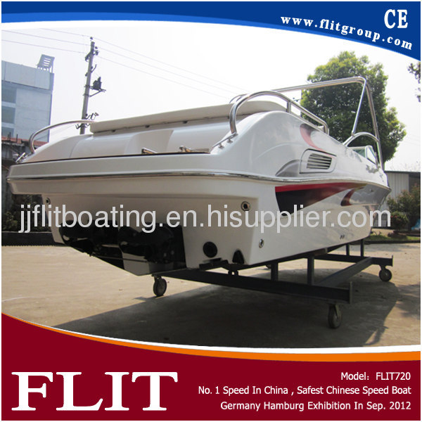 7.2mTwin Built-in 1500cc marine engine small yacht