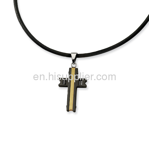 Cheap 925 Sterling Silver Sideways Cross Necklace Wholesale