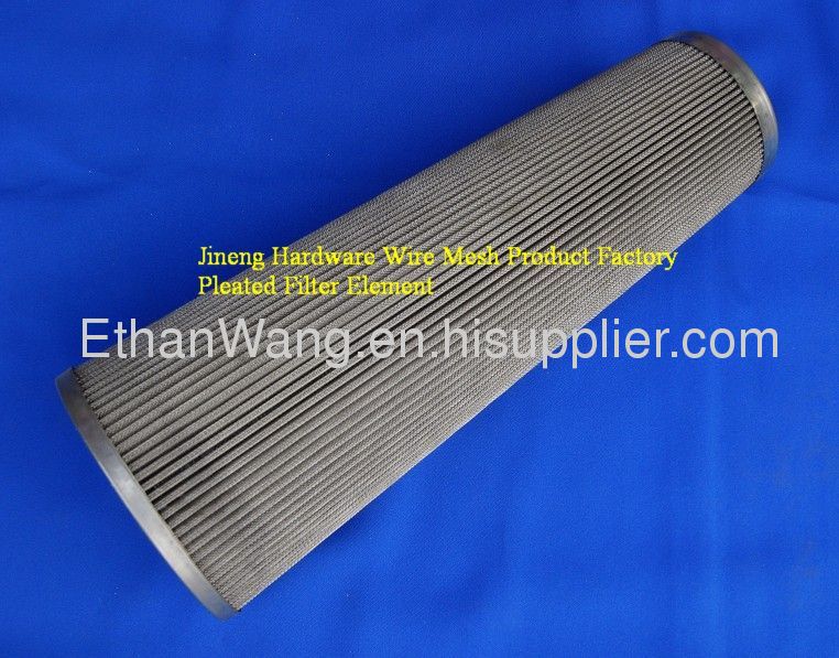 pleated filter element