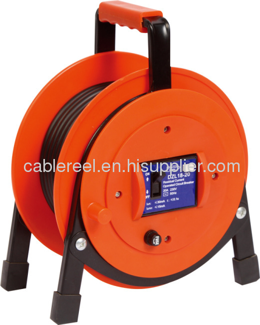 German Cord reel with circuit Breaker