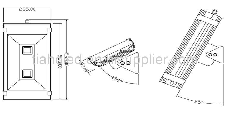 led flood light 100W led lamp flooding led tunnel lamp CREE led