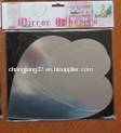 MIRROR DECAL 3PCS LOVE SHAPE