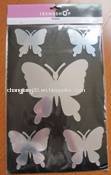 MIRROR DECAL 5PCS BUTTERFLY SHAPE