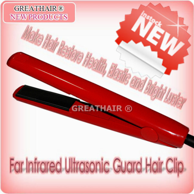 Far Infrared Ultrasonic Guard Hair Clips Grey Color